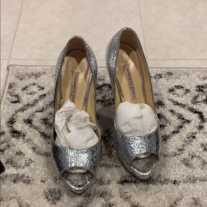 Roberto festa silver heels